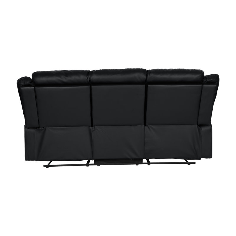 Red Barrel Studio® Jianyu 82'' Vegan Leather Reclining Sofa & Reviews Wayfair